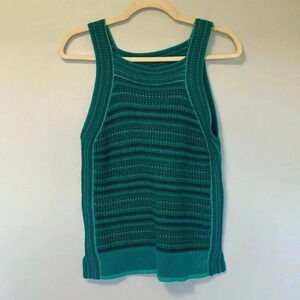 Loft knit  turquoise teal sleeveless top